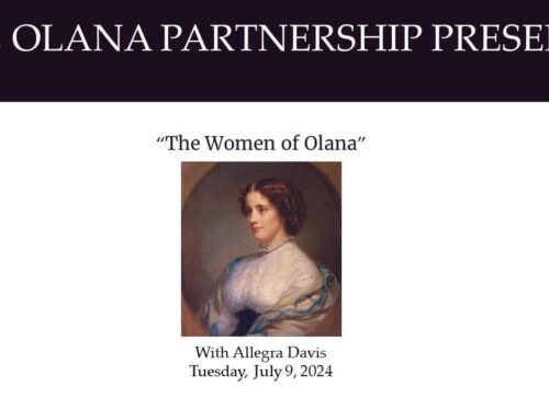 “The Women of Olana” with Allegra Davis